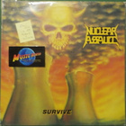 NUCLEAR ATTACK - SURVIVE EX+/EX LP - pikkukuva 1
