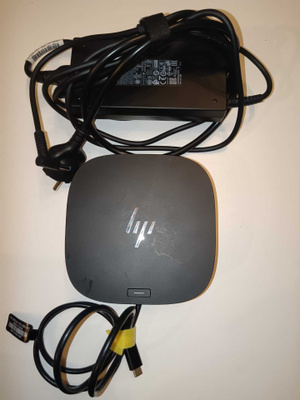 HP USB-C Dock G5 telakka + 120w virtalähde