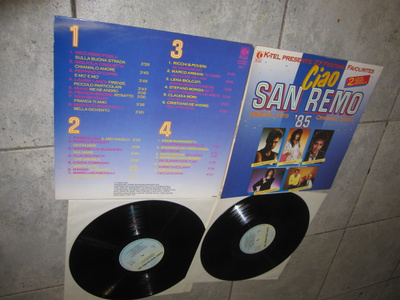 CIAO SAN REMO '85 - 2 x VINYYLI LP 1985 ( erit hyväk LP