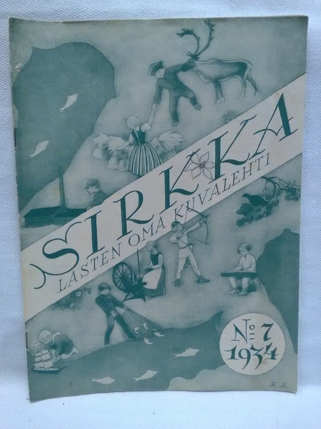 Sirkka N:o 7 1934 lasten oma kuvalehti
