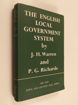 John Herbert Warren : The English Local Government System