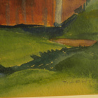 Taulu / akvarelli YRJÖ LEHTIÖ 1931(?) - pikkukuva 4