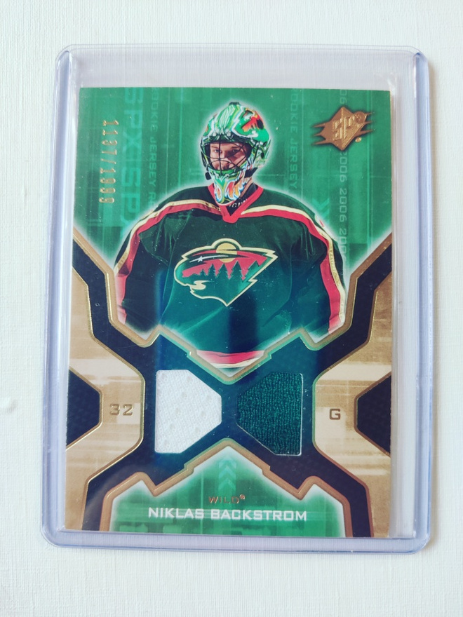 Niklas Bäckström -  06-07 SPx Rookie Jersey /1999
