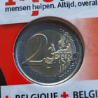 Belgia 2 € 2014 Punainen Risti 150 vuotta BU - pikkukuva 3