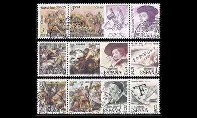 Espanja 2352-60ds o Kuvanveistäjiä ja maalareita (1978)