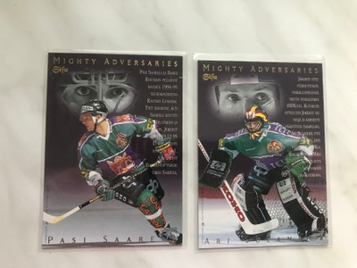 1995-1996 Leaf Sisu Mighty Adversaries kortteja 1.50e/kpl