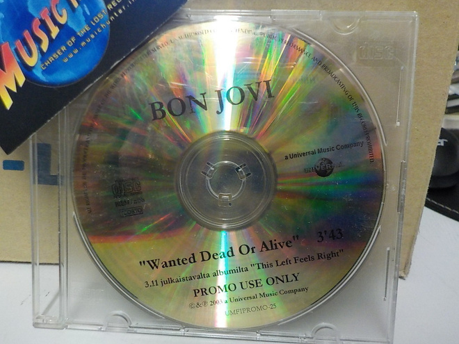 BON JOVI - WANTED DEAD OR ALIVE PROMO CDS