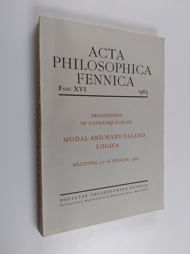 Proceedings of a colloquium on modal and many-valued logi...