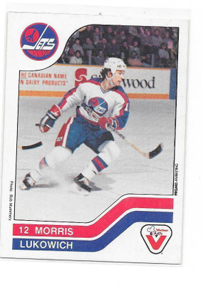 1983-84 Vachon #129 Morris Lukowich Winnipeg Jets