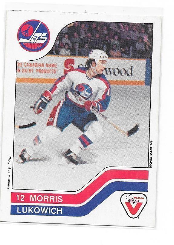 1983-84 Vachon #129 Morris Lukowich Winnipeg Jets
