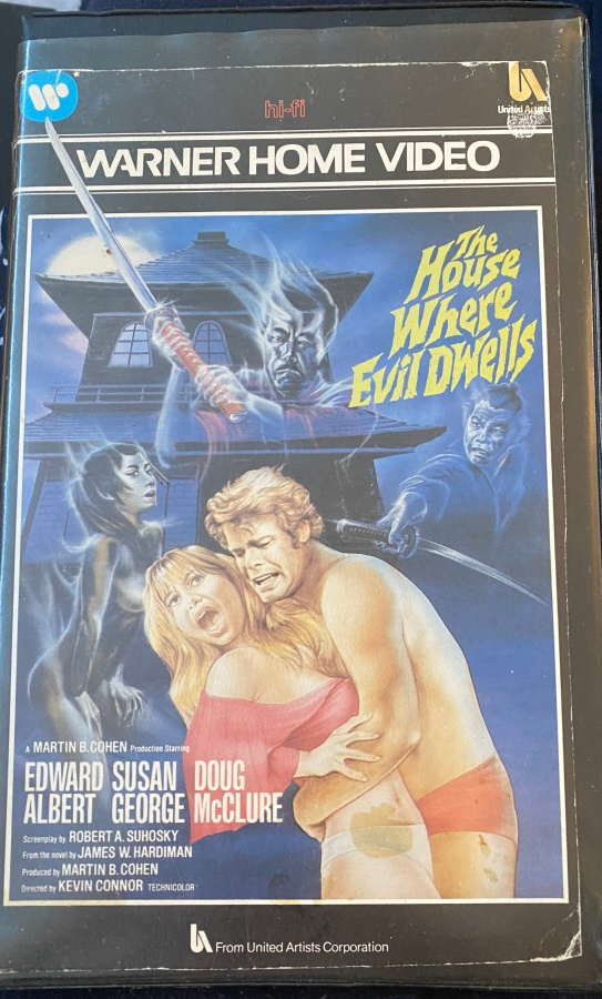 The House Where Evil Dwells VHS Kevin Connor