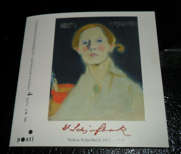 LAPE V92 ** HELENE SCHJERBECK 150 VUOTTA. 4 KPL IKI-MERK.
