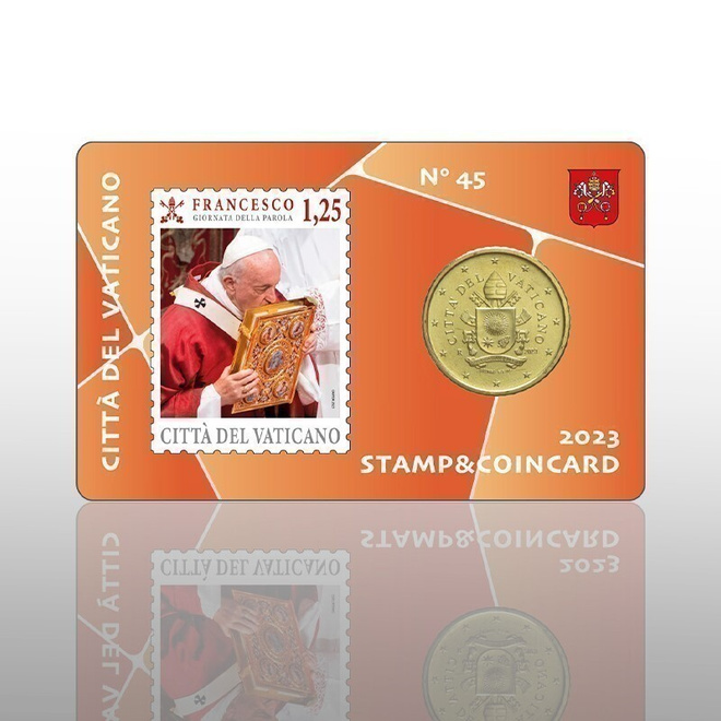 Vatikaani 2023 Postimerkki- ja Kolikkokortti 1,25 € + 0,50 €