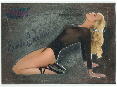Bench Warmer 2005 Classic Pin-Up Foil 8 Camille Anderson