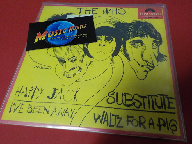 THE WHO - HAPPY JACK EX+/EX RARE 7'' EP