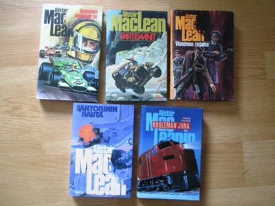 Alistair MacLeanin kirjoja 3,50€ kpl