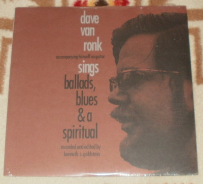 DAVE VAN RONK ~ Sings Ballads, Blues & A Spiritual ~ LP MINT