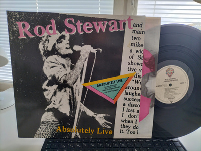 ROD STEWART, Absolutely live, 2LP EEC -?? UPEA KUNTO !!