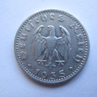 Natsi-Saksa 50 Reichspfennig 1935 E - pikkukuva 1