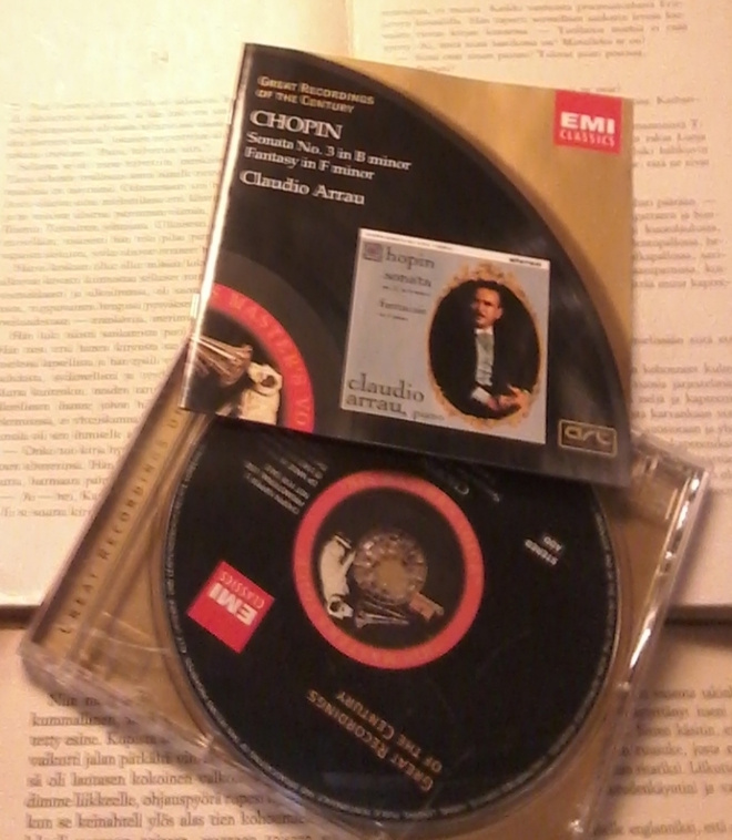 Claudio Arrau – Piano Sonata No. 3; Fantasy (CD)