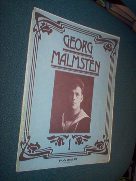 GEORG MALMSTEN Nuottikirja 1 (Sis.p o s t i k u l u t )