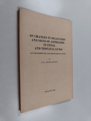 E. K. Ahvenainen : On Changes in Dilatation and Signs of ...
