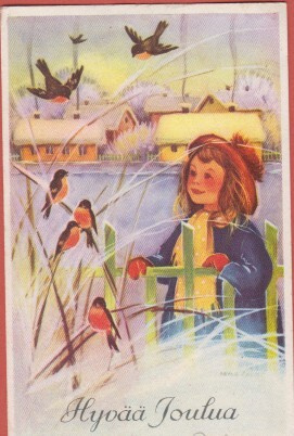 Irma Salmi Tyttö ja linnut