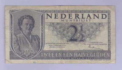 Alankomaat 2½ Gulden v.1949 P-73
