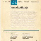 T-kirjat - Lomakotikirja (nide) - pikkukuva 2