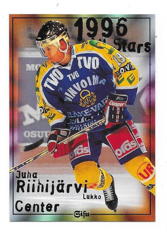 1996-97 SISU RedLine #179 Juha Riihijärvi LUKKO