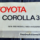 TOYOTA COROLLA 30 1976 års modell med avgasrening - pikkukuva 1