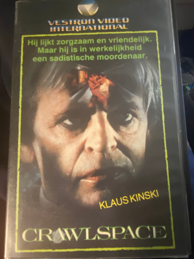 Crawlspace 1986 VHS (Hollanti)