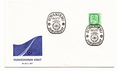 Rovaniemi: Ounasvaaran kisat ( erikoisleima 19.3.1977)