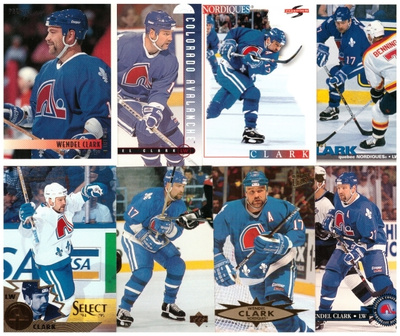 8 x WENDEL CLARK Nordiques