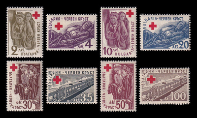 Bulgaria 516-23 * Punainen Risti (1946)