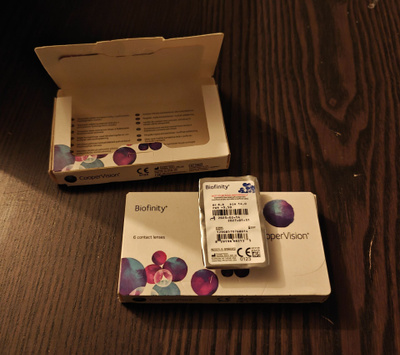 Biofinity kuukausi piilolinssit -3,50