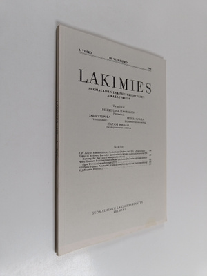 Lakimies 2/1990 : Suomalaisen lakimiesyhdistyksen aikakau...