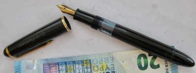 VANHA Kynä Staedtler Kultakärki 14 kt Saksalainen