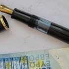 VANHA Kynä Staedtler Kultakärki 14 kt Saksalainen - pikkukuva 1