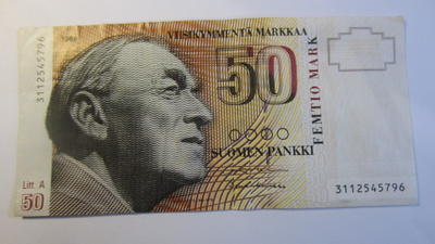 50 markkaa 1986