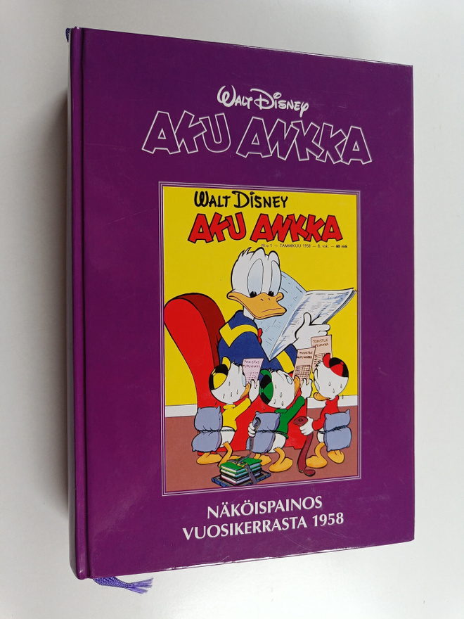 Walt Disney : Aku Ankka : näköispainos vuosikerrasta 1958