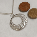 Kreikkalainen Hopea Greek Key riipus kaulakoru 925 - pikkukuva 5