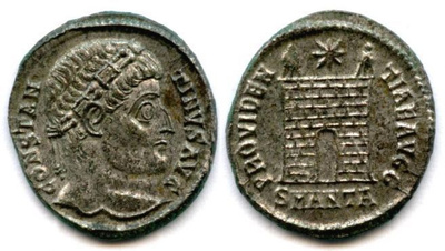 ANCIENT / ROME (II): EMPIRE / Constantine I, Æ Follis 327-29