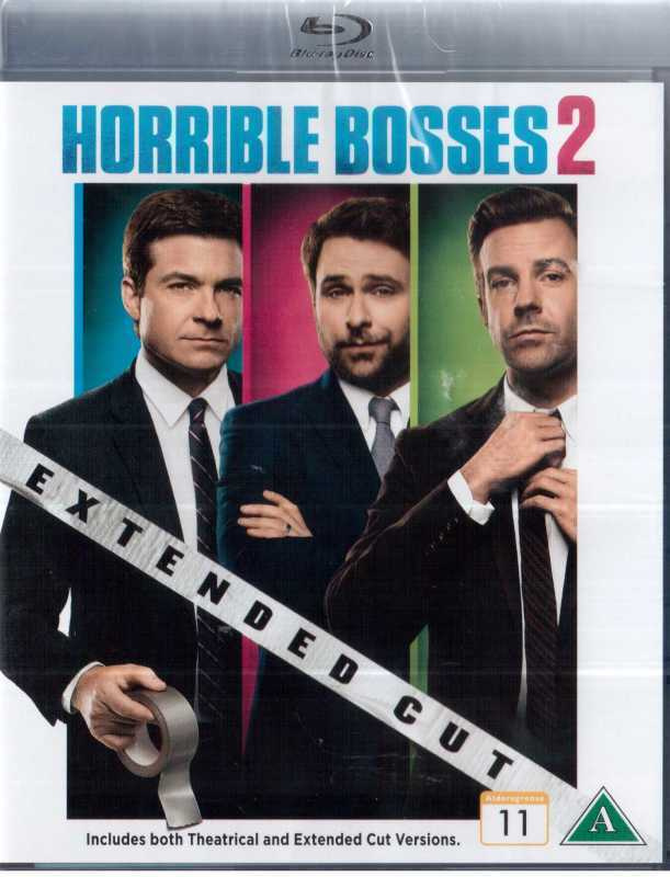 HORRIBLE BOSSES 2 EXTEBDED CUT blu-ray (UUSI MUOVISSA)