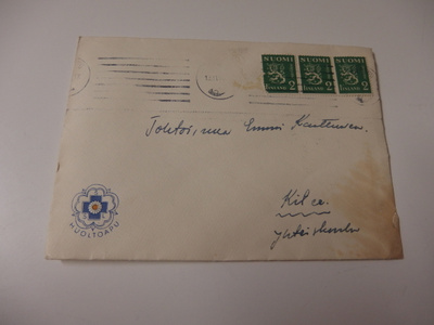 Huoltoapu -postilähetys 40 -luvulta