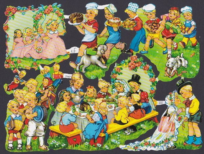 EF 7147 Lasten Häät Kiiltokuva-arkki