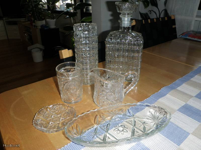 Riihimäen lasi soikea vati 22cm