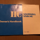 Vauxhall viva hc owners handbook - pikkukuva 1