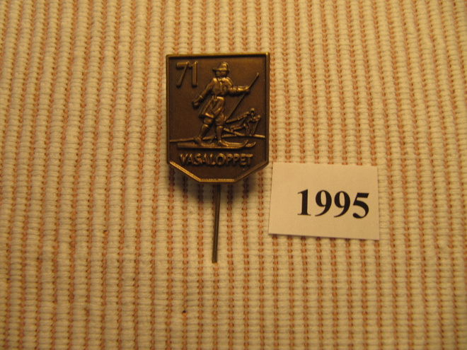 Vasaloppet rintamerkki 71:s hiihto 1995