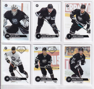 2021-22 Cardset Series 1 TPS Team Set 12 korttia (157-168)